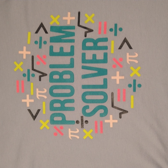 Problem Solver math Tshirt - Picture 2 of 2